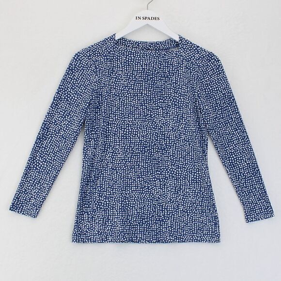 Anne Klein Anne Klein Printed Square Neck Blue Jayanne Wht - Picture 2 of 3